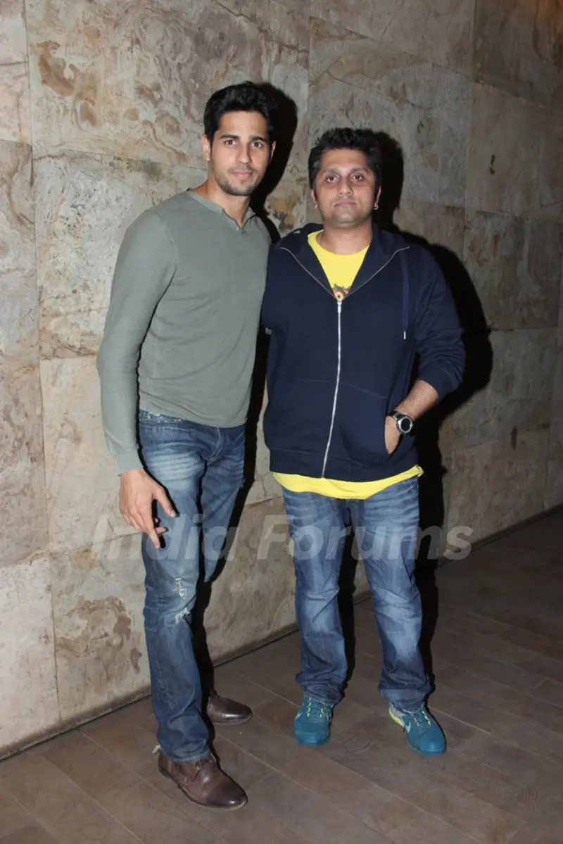 Sidharth Malhotra and Mohit Suri at the Trailer Launch of Ek Villain
