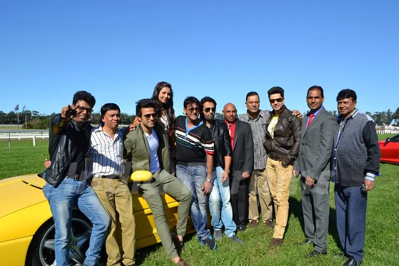 Rithvik Dhanjani, Piyush Sahdev, Arhaan Behel, Mansi Srivastava in South Africa in June 2014
