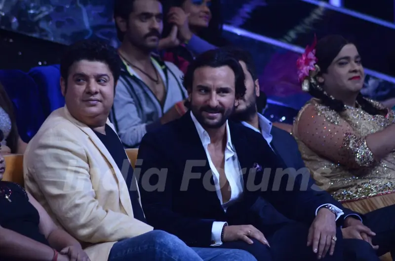 Sajid and Saif enjoy a performance on Jhalak Dikhhla Jaa 7