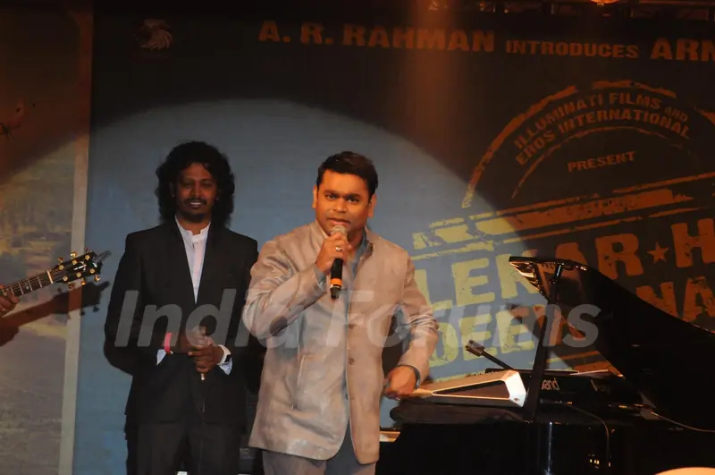 A. R. Rahmaan performs at the Music launch of 'Lekar Hum Deewana Dil'