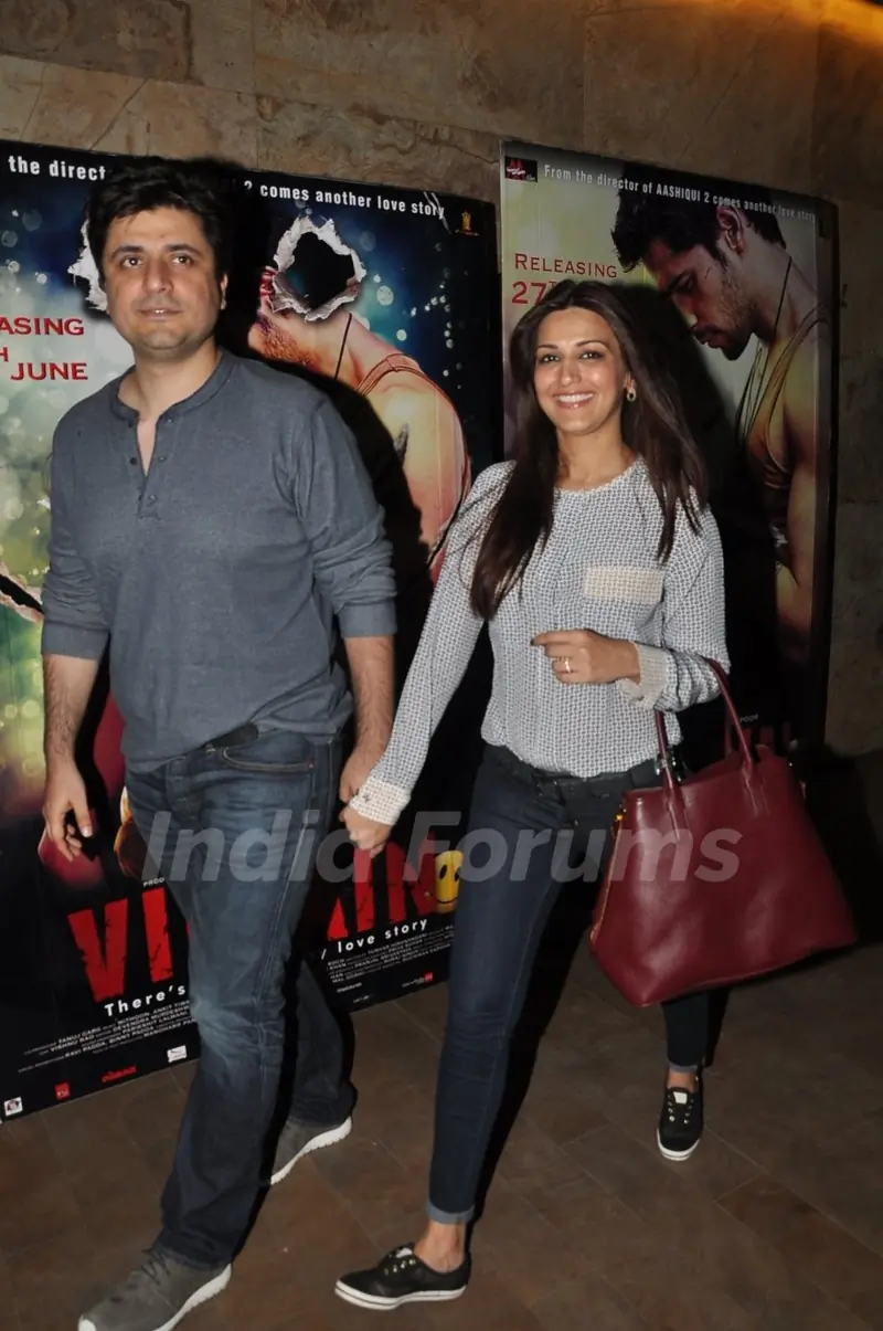 Goldie Behl and Sonali Bendre Ek Villain's Special Screening .