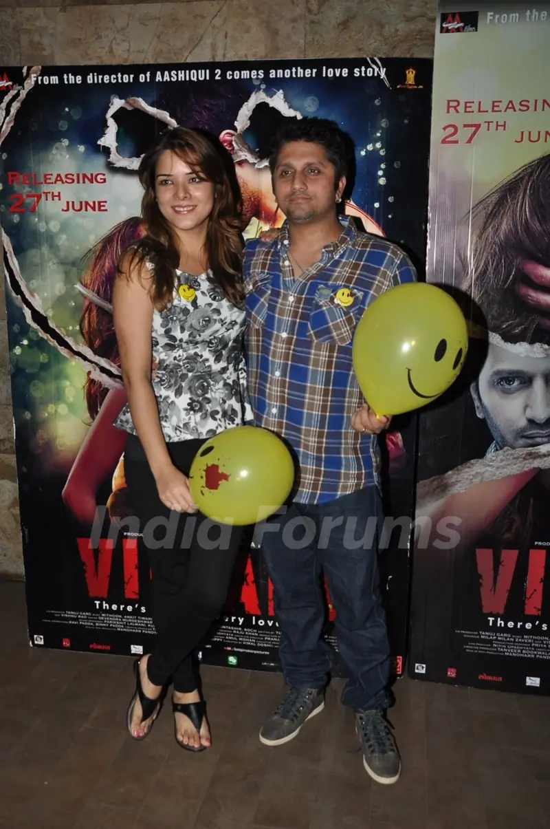 Udita Goswami and Mohit Suri at Ek Villain Special Screening.