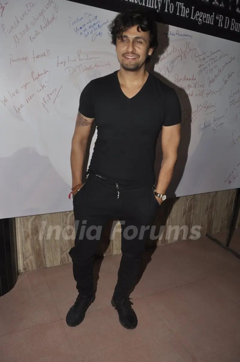 Sonu Niigam pays a tribute to R.D. Burman