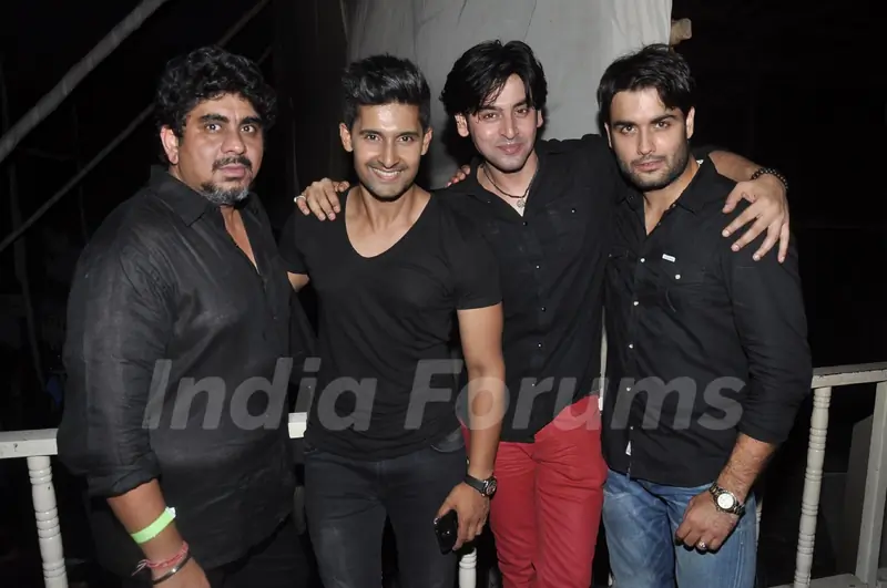 Ravi Dubey and Rajan Shahi were seen at Vivian Dsena's Birthday Party
