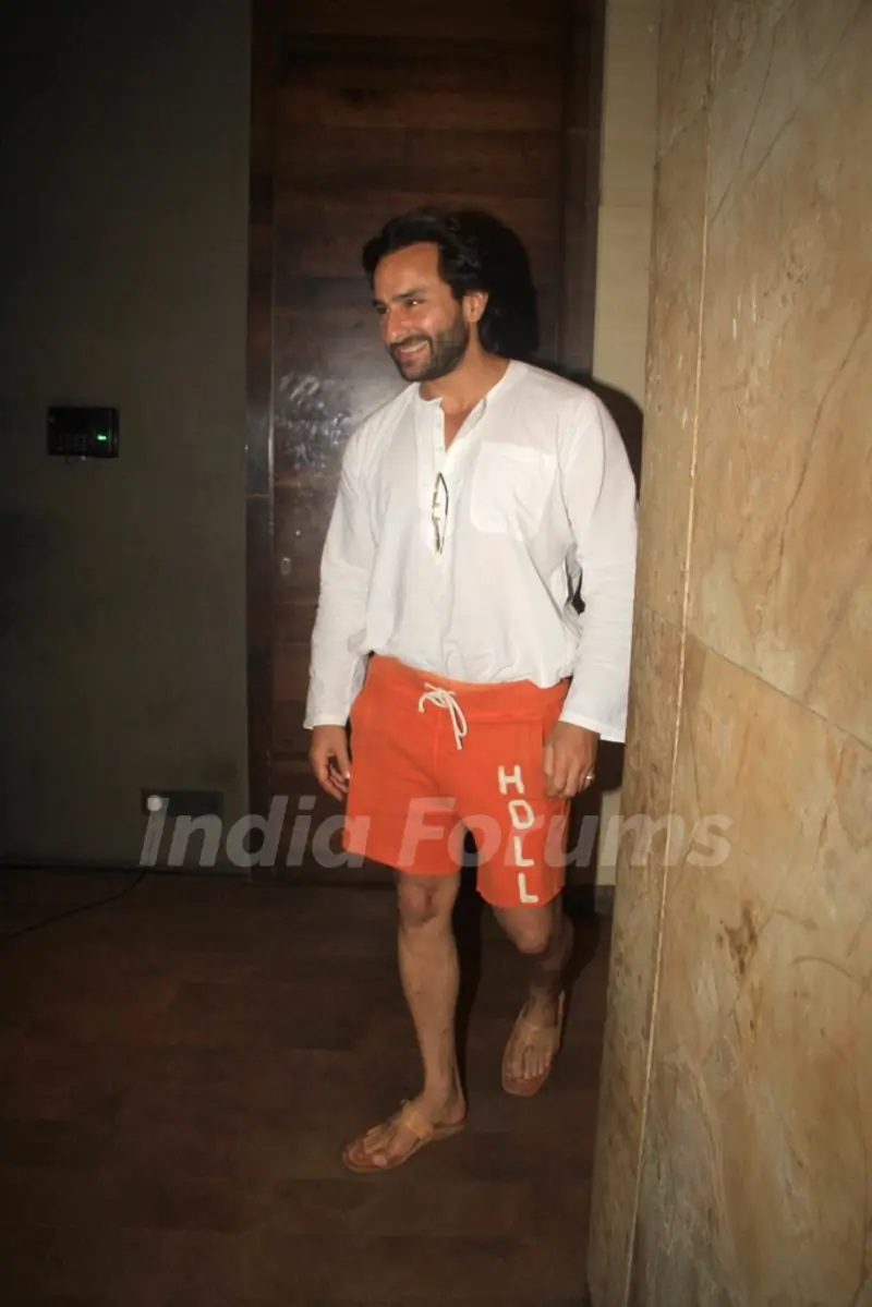 Saif Ali Khan at the Special Screening of Lekar Hum Deewana Dil