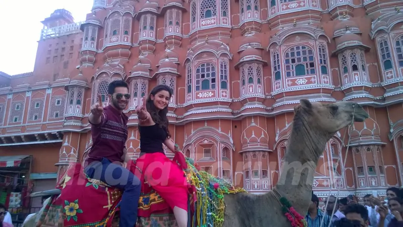 Varun Dhawan and Alia Bhatt promote Humpty Sharma Ki Dulhania in Jaipur