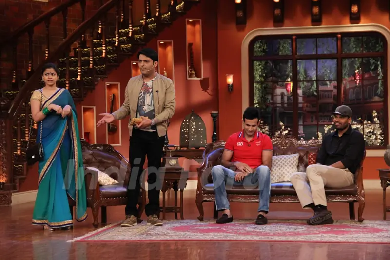 Irfan and Yusuf Pathan on Comedy Nights with Kapil