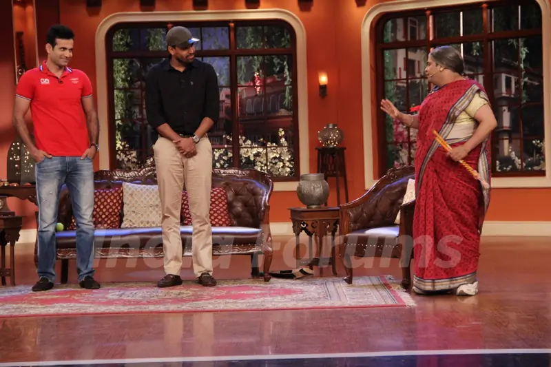 Irfan and Yusuf Pathan on Comedy Nights with Kapil