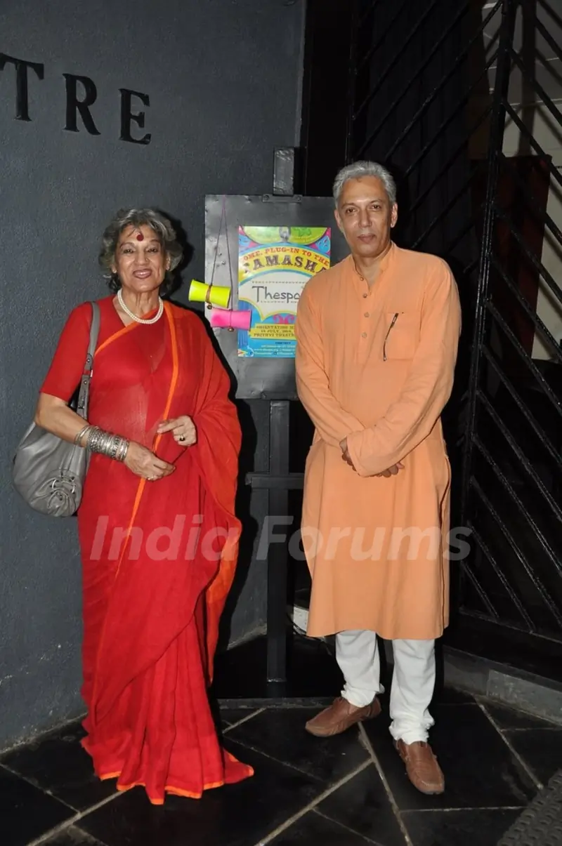 Dolly Thakore and Rahul Vohra at the Thespo Orientation