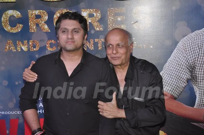 Mohit Suri with Mahesh Bhatt at the Success Bash of Ek Villain