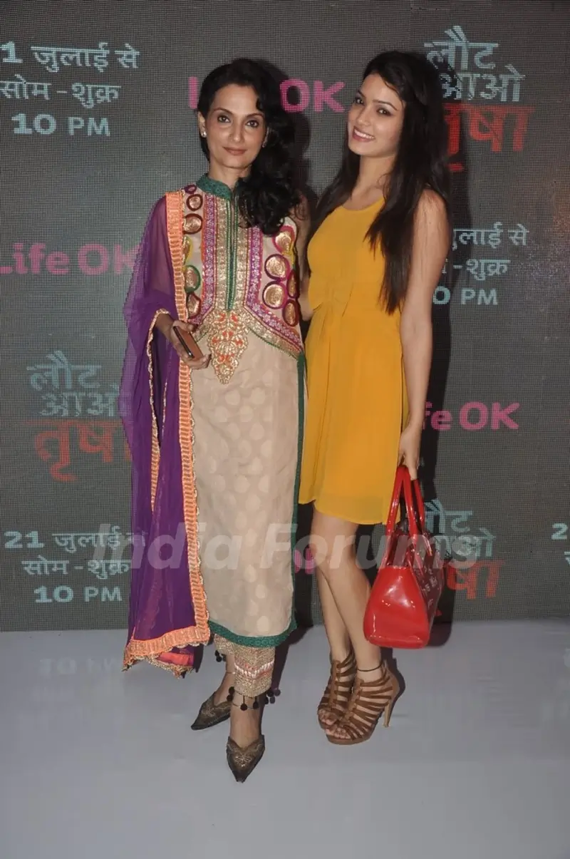 Rajeshwari Sachdev with a new entrant of the serial