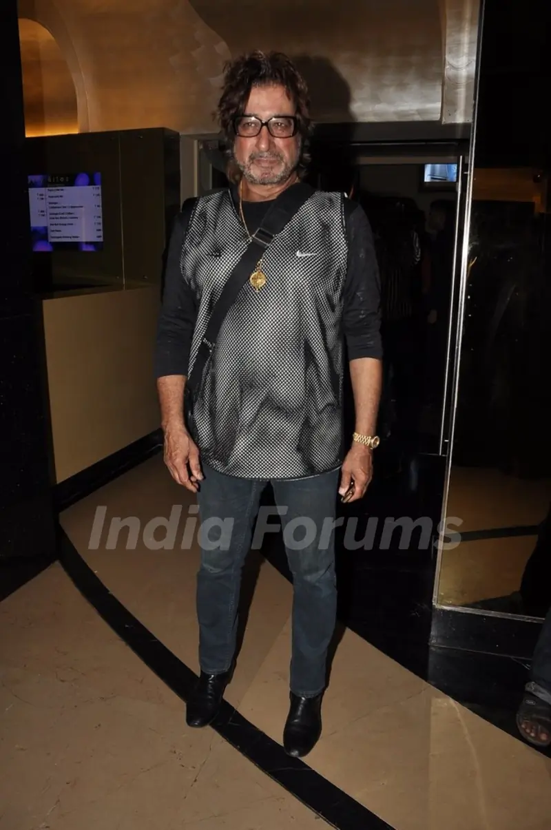 Shakti Kapoor at the Premier of Pizza 3D