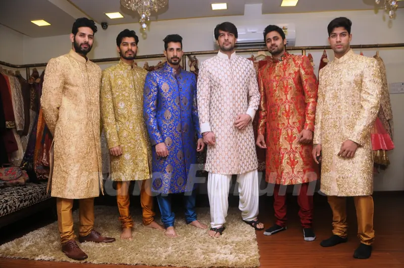 Models at the preview of Rohhit Verma's Collection