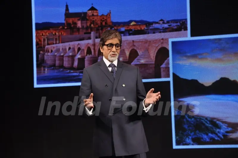 Amitabh Bachchan at the launch of LG Mobile
