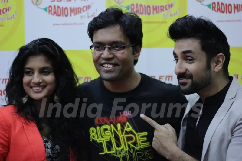 Vir Das and Vega Tamotia at Radio Mirchi Studio for the Promotions of Amit Sahni Ki List