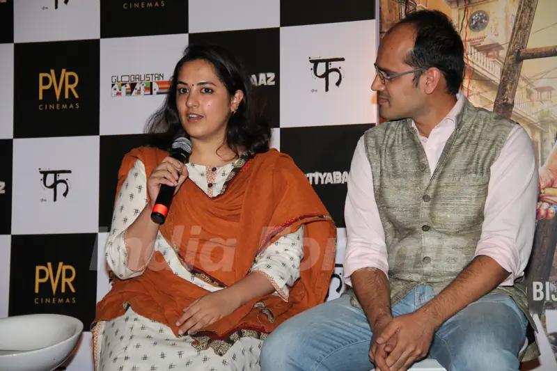 Deepti Kakkar addresses the media at the Trailer Launch of the Documentary Katiyabaaz