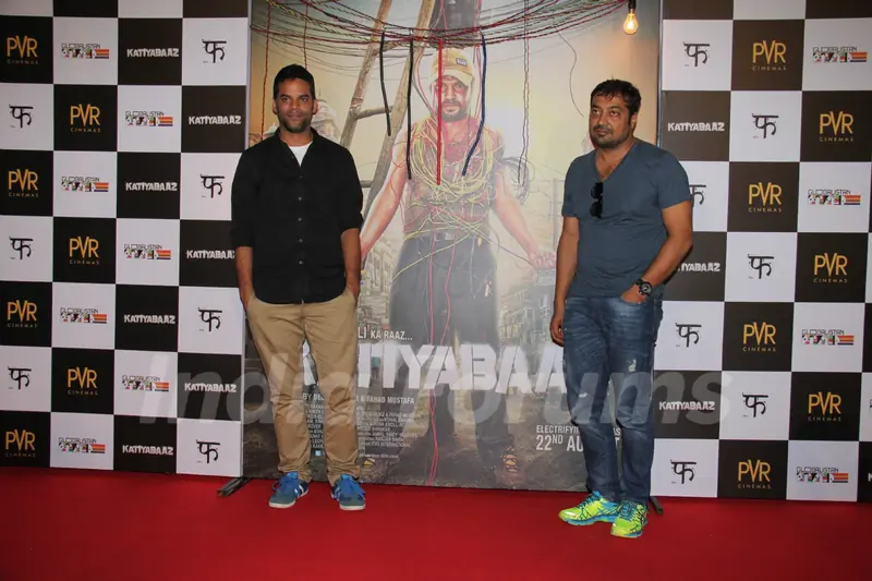 Vikramaditya Motwane and Anurag Kashyap at the Trailer Launch of the Documentary Katiyabaaz