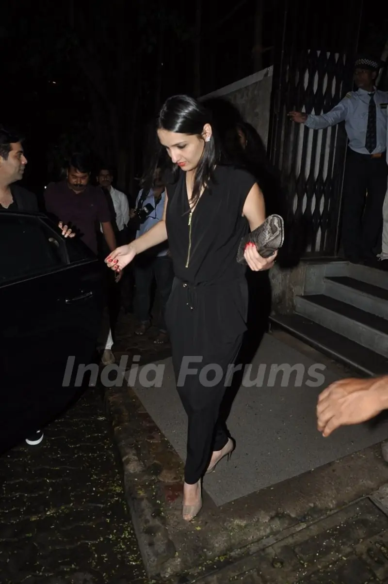 Anu Dewan was snapped at Lido Post Dinner