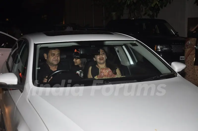 Mahesh Manjrekar snapped with family at Yash Raj Studio