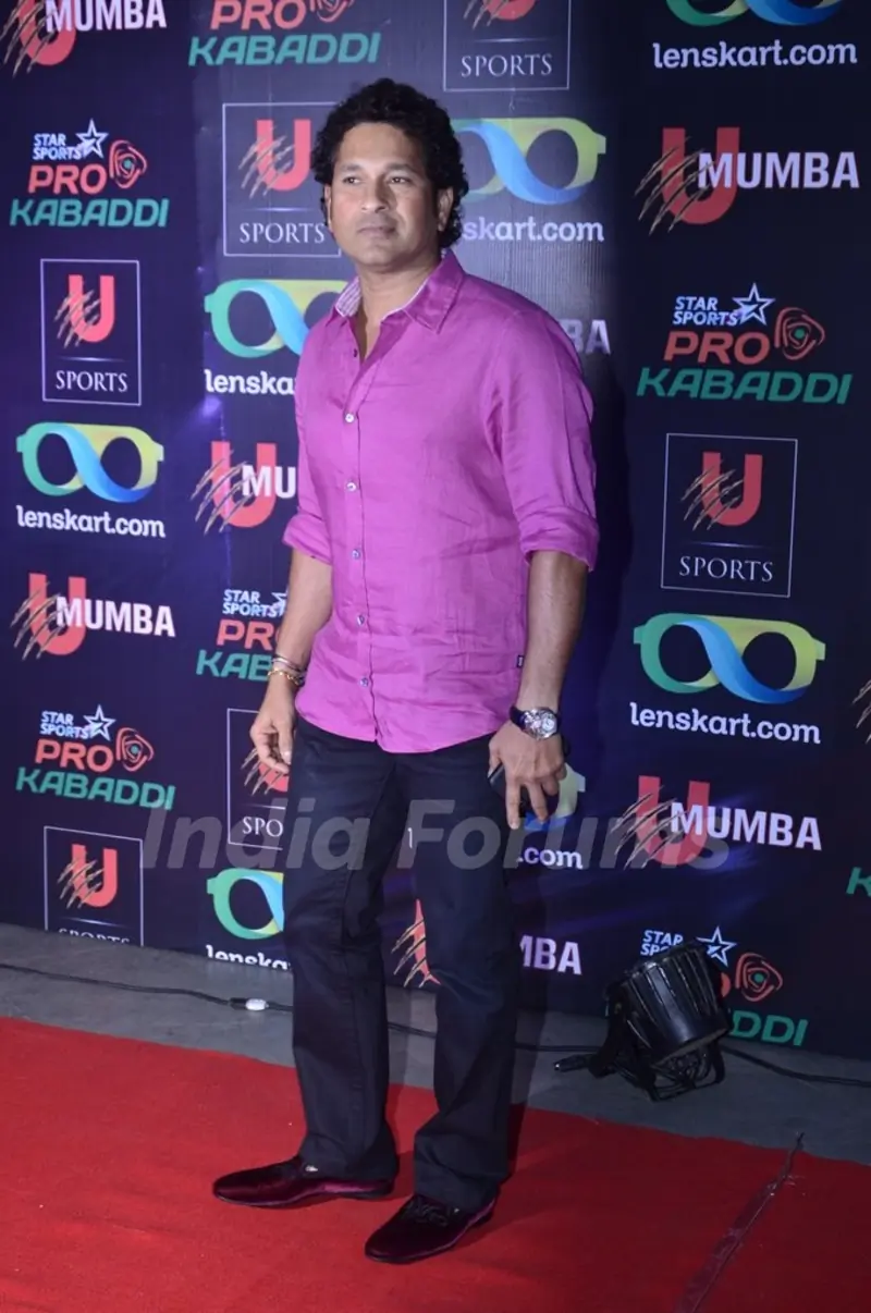 Sachin Tendulkar at Pro Kabbadi League