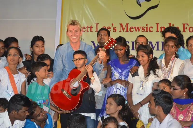 Brett Lee's Mewsic India Foundation completes 3 years of glory