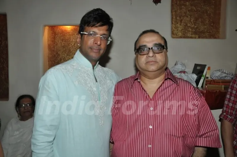 Javed Jaffrey and Rajkumar Santoshi at the Rocking EID Bash