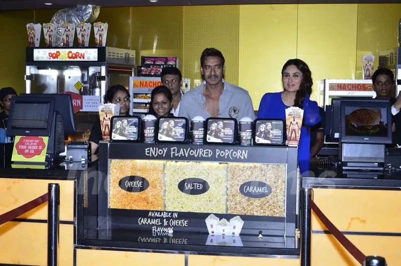 Ajay and Kareena at Singham Returns Merchandise Launch