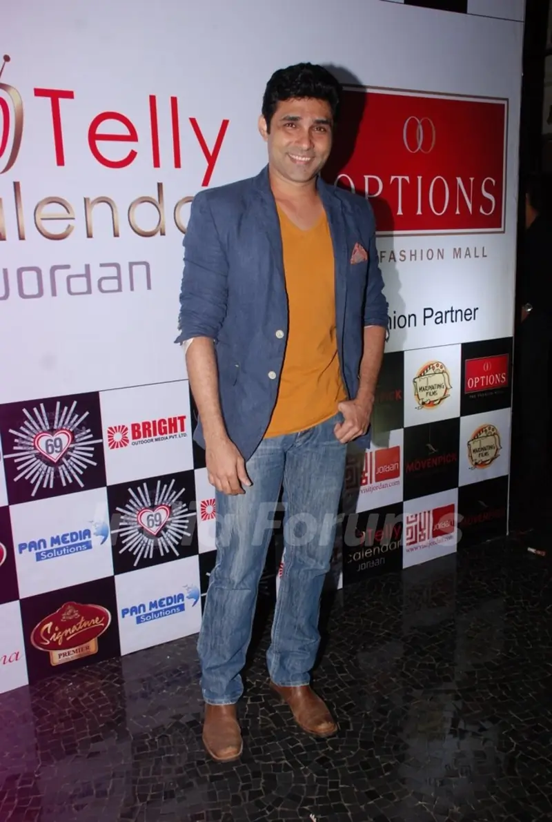 Mazher Sayed poses for the media at Telly House Calendar Launch