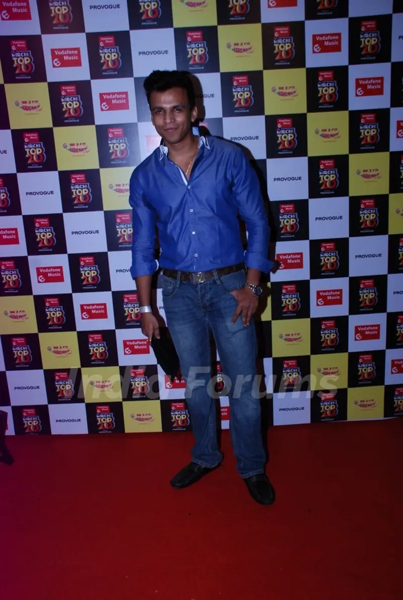 Abhijeet Sawant was seen at the Mirchi Top 20 Awards
