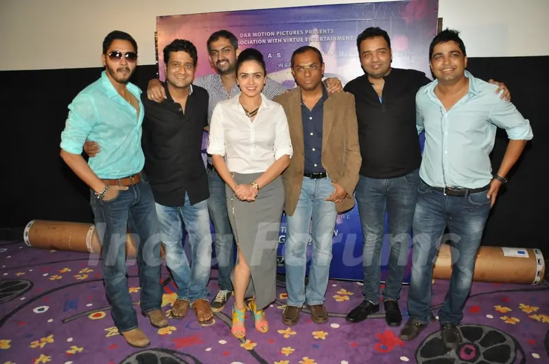 Cast and Crew at the First Look Launch of Baji