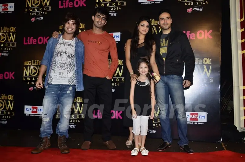 The cast of Laut Aao Trisha at Life Ok Now Awards