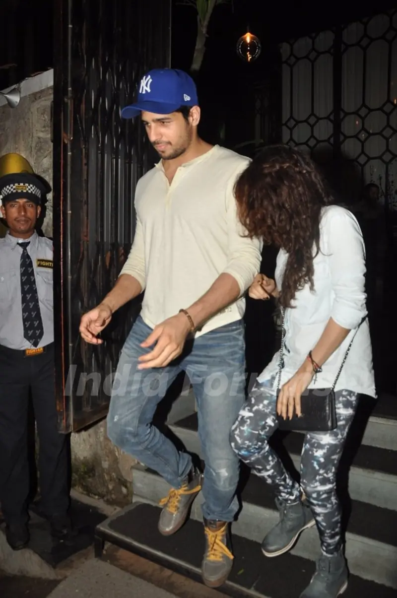 Sidharth Malhotra was snapped with a friend at Nido