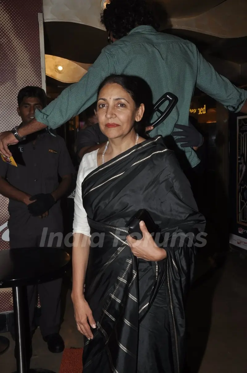 Deepti Naval at the Premiere of 100 Foot Journey hosted by Om Puri