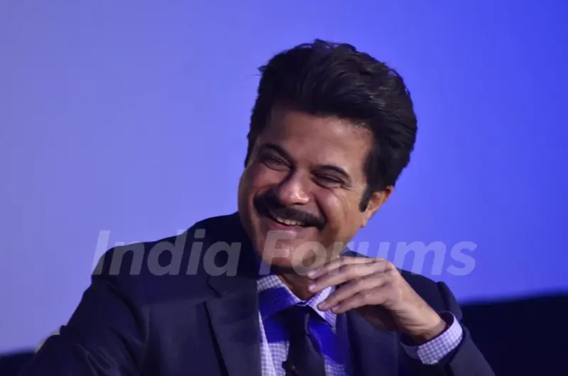 Anil Kapoor was snapped with a wide smile at 'The Gentleman's Wager' Panel Discussion 3