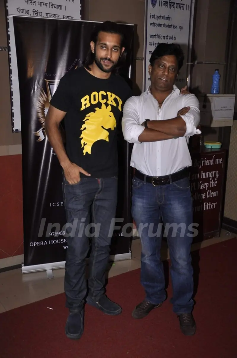 Akhil Kapur and Anand Kumar at the Promotions of Desi Kattey