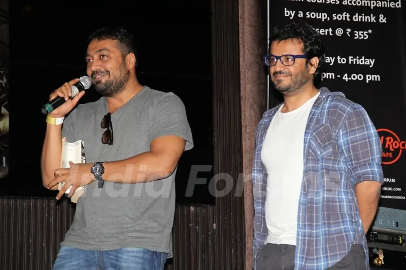 Anurag Kashyup addresses the audience at the Song Launch of Katiyabaaz