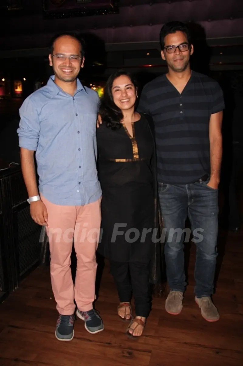 Deepti, Fahad and Vikramaditya Motwane at the Song Launch of Katiyabaaz