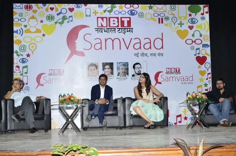 Sonam Kapoor was spotted at NBT Samvaad Event
