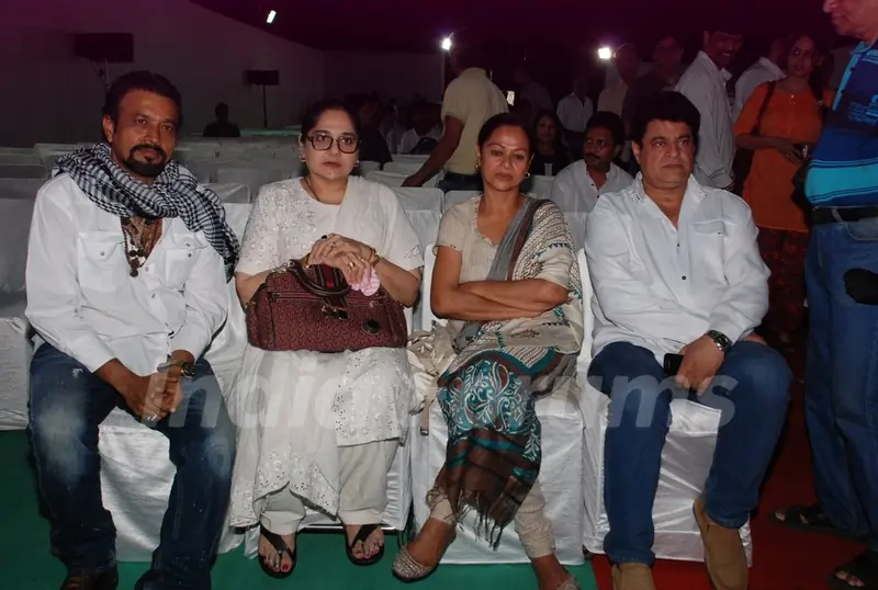 Gajendra Chauhan, Shagufta Ali and Zarina Wahab at the Prayer Meet