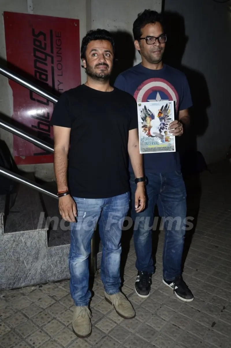 Vikramaditya Motwane poses for the media at the Short Film Festival