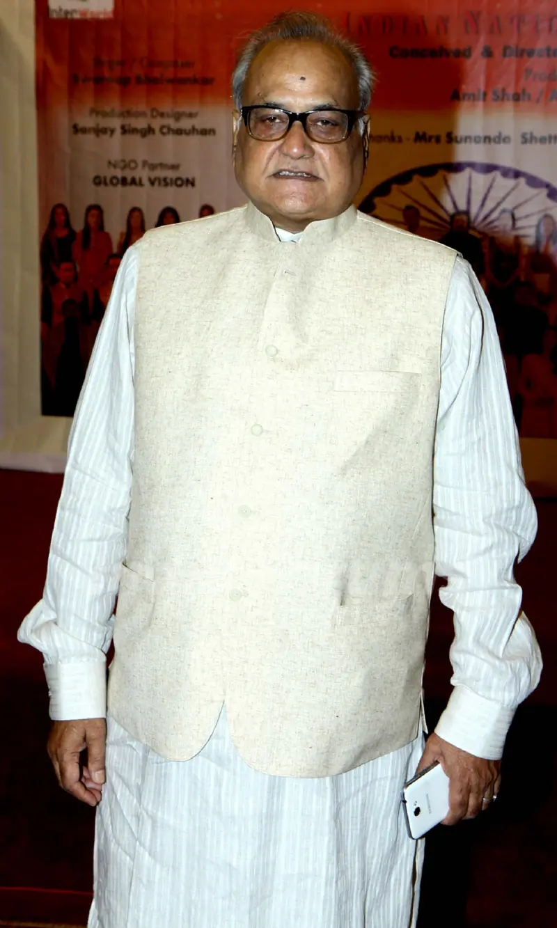 T P Aggarwal was at the Launch of Star Studded National Anthem by Film Maker Raajeev Walia