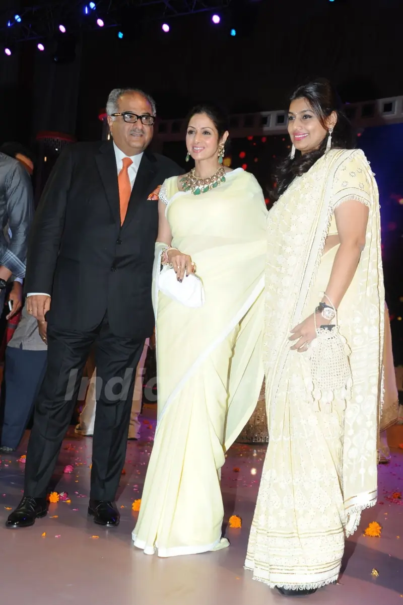 Sridevi and Boney Kapoor at Rajiv Reddy's Engagement in Hyderabad