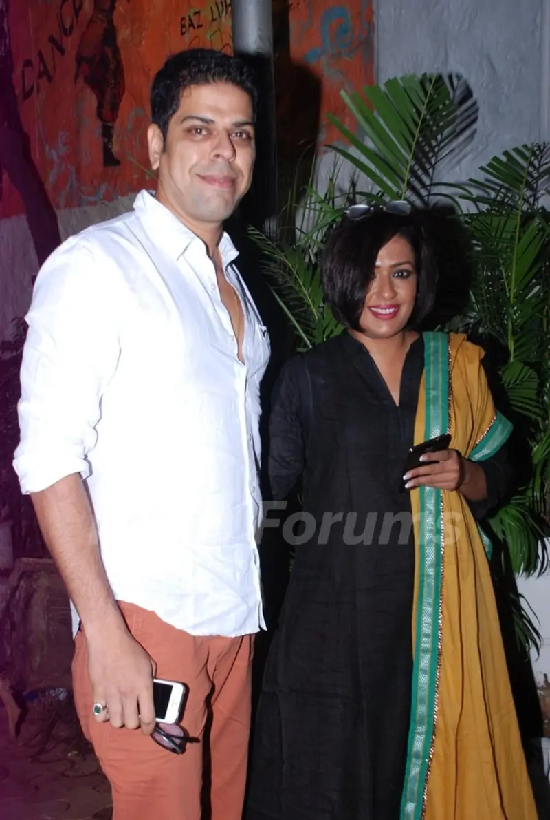 Murali Sharma and Ashwini Kalsekar were at the Wrap Up Party of Badlapur