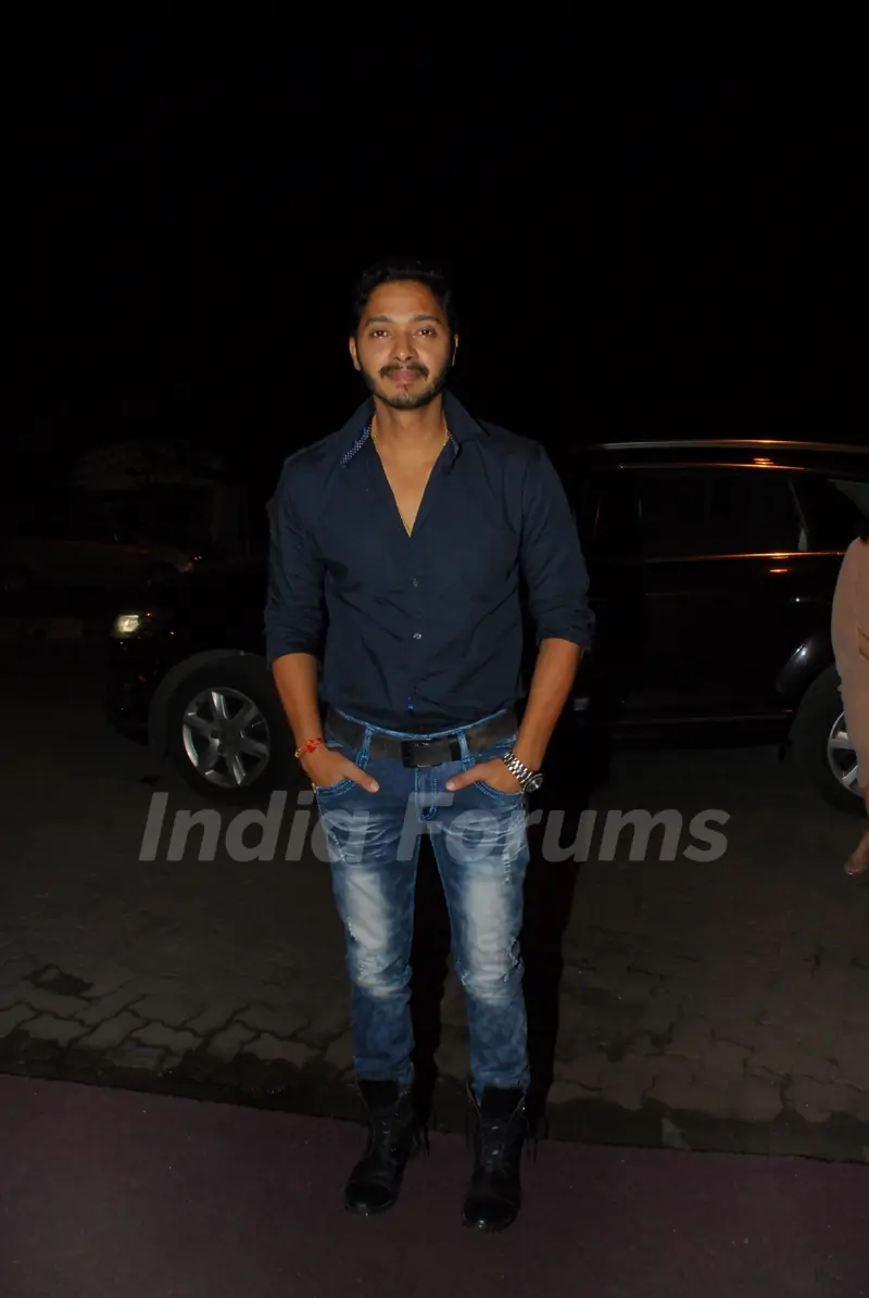 Shreyas Talpade poses for the media at the Success Bash of Poshter Boyz