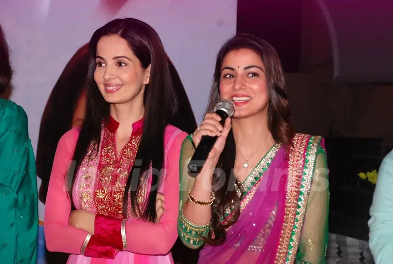 Rukhsar Rehman and Shraddha Arya at Tumhari Paakhi's 200 Episodes Celebration