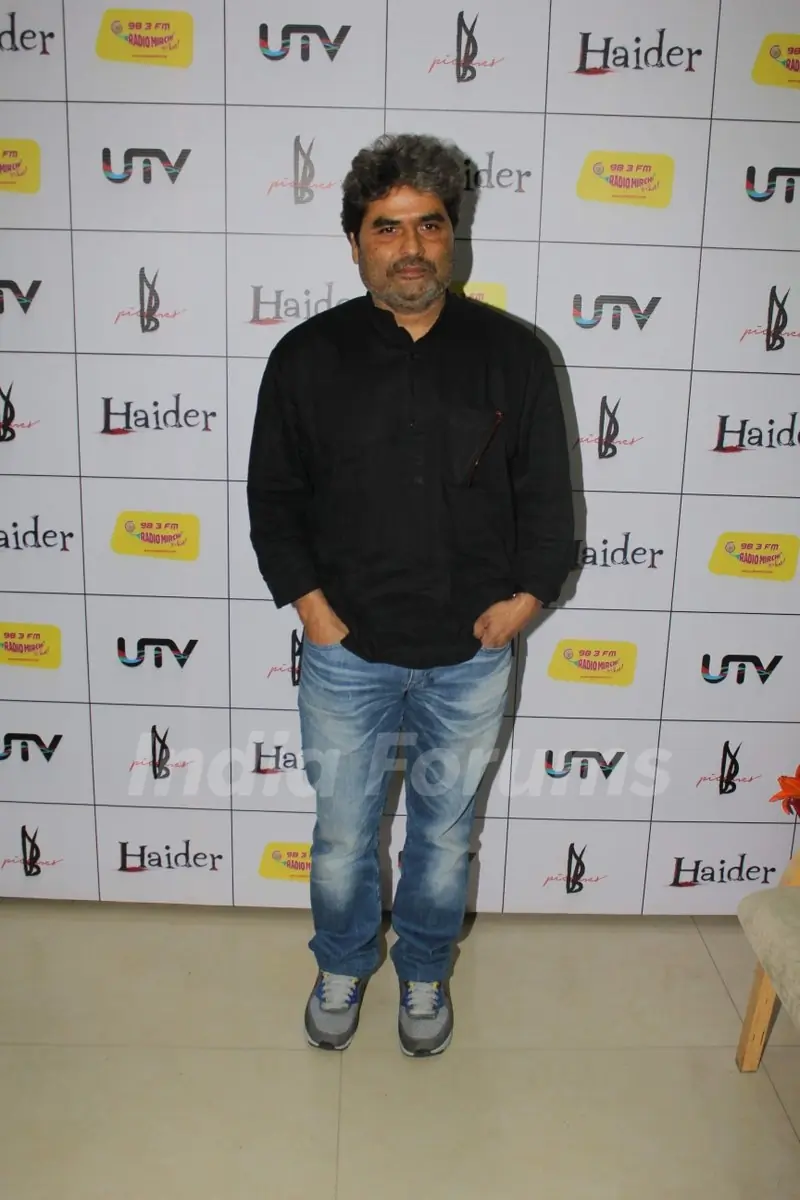 Vishal Bharadwaj was spotted at the Music Launch of Haider at Radio Mirchi