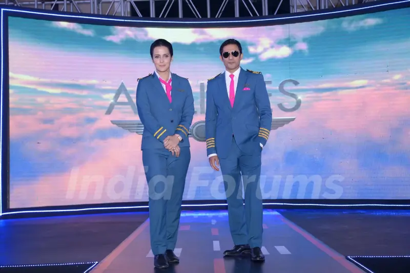 Tulip Joshi and Yudhistir at the launch of Airlines - Har Udaan Ek Toofan