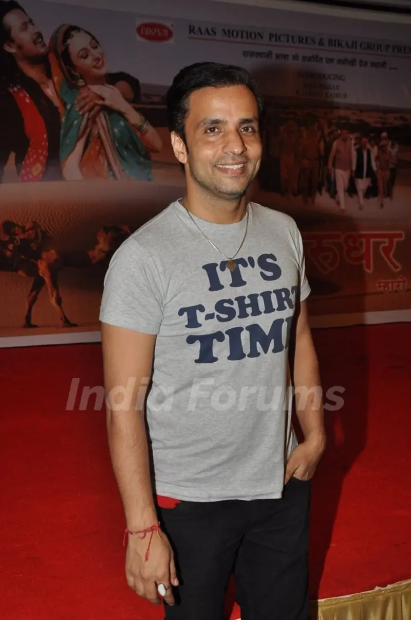 Rajiv Thakur was at the Album Launch of Marudhar