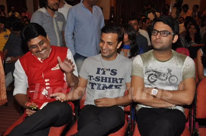 Shailesh Lodha and Rajiv Thakur were seen having a good time at the Album Launch of Marudhar