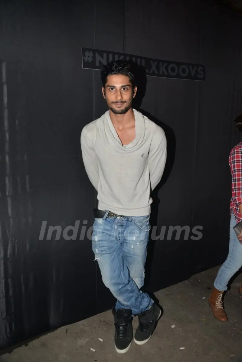 Prateik Babbar was at the Launch of NIKHILXKOOVS